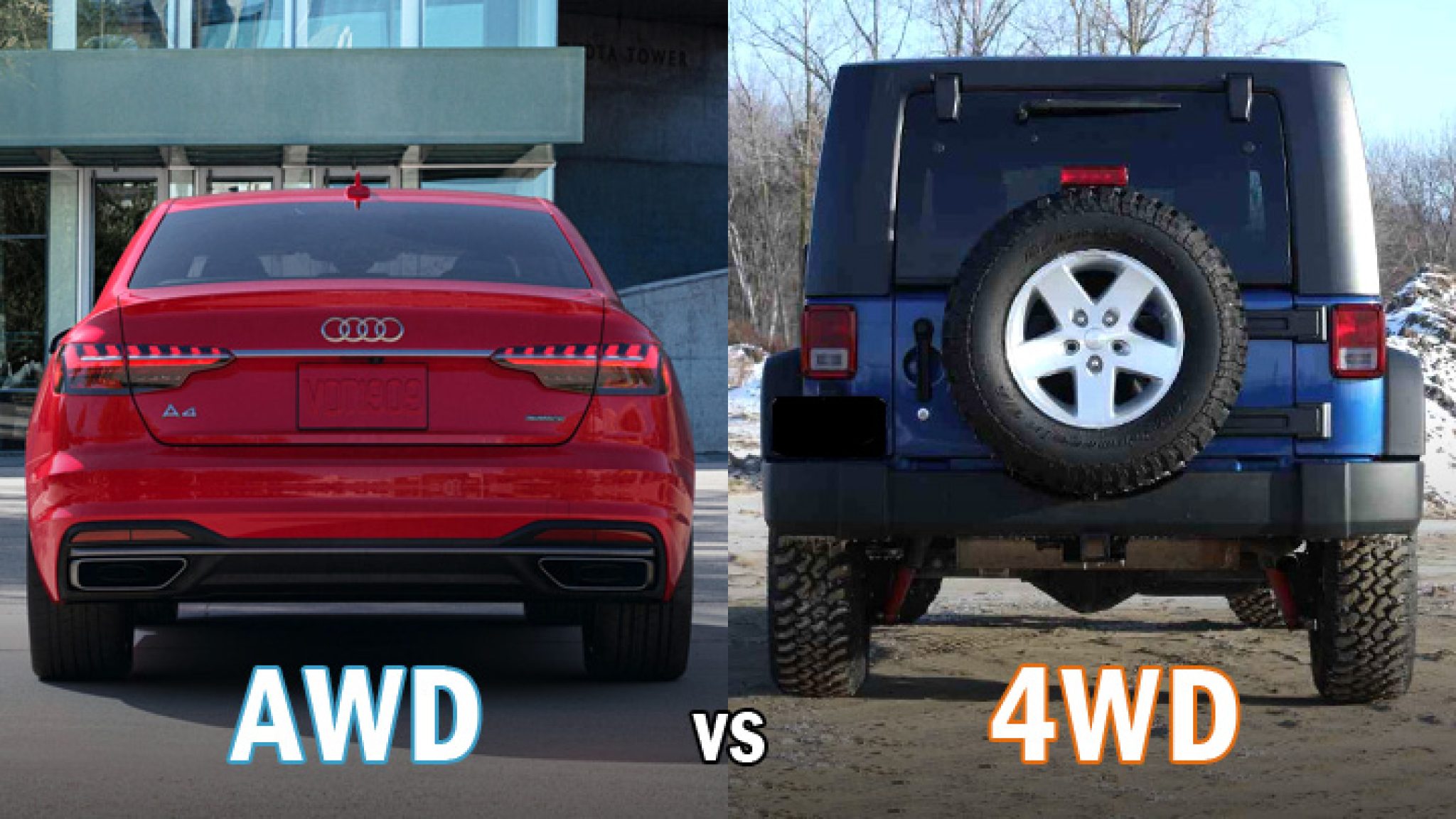 AWD VS 4WD Image