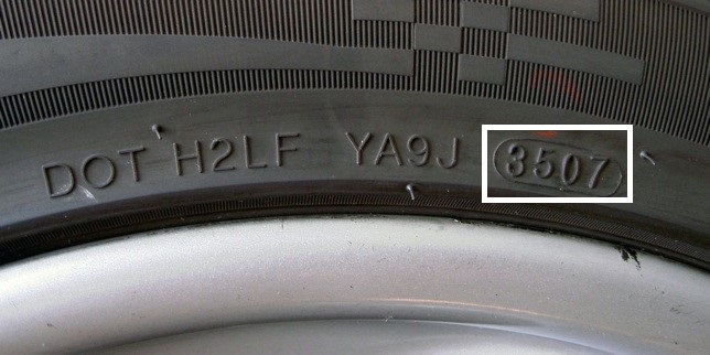 Manufacturing date in Tyre